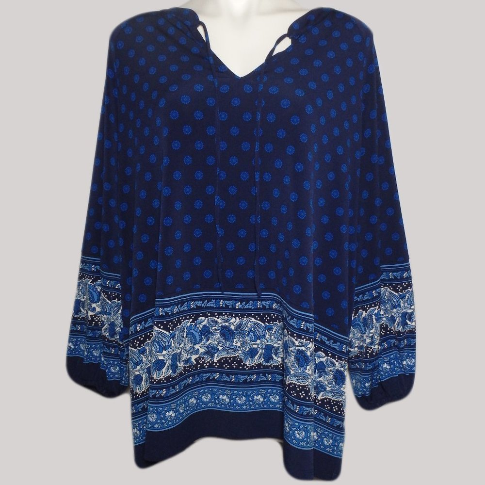 Michael Kors Women Top Blue Size 3X